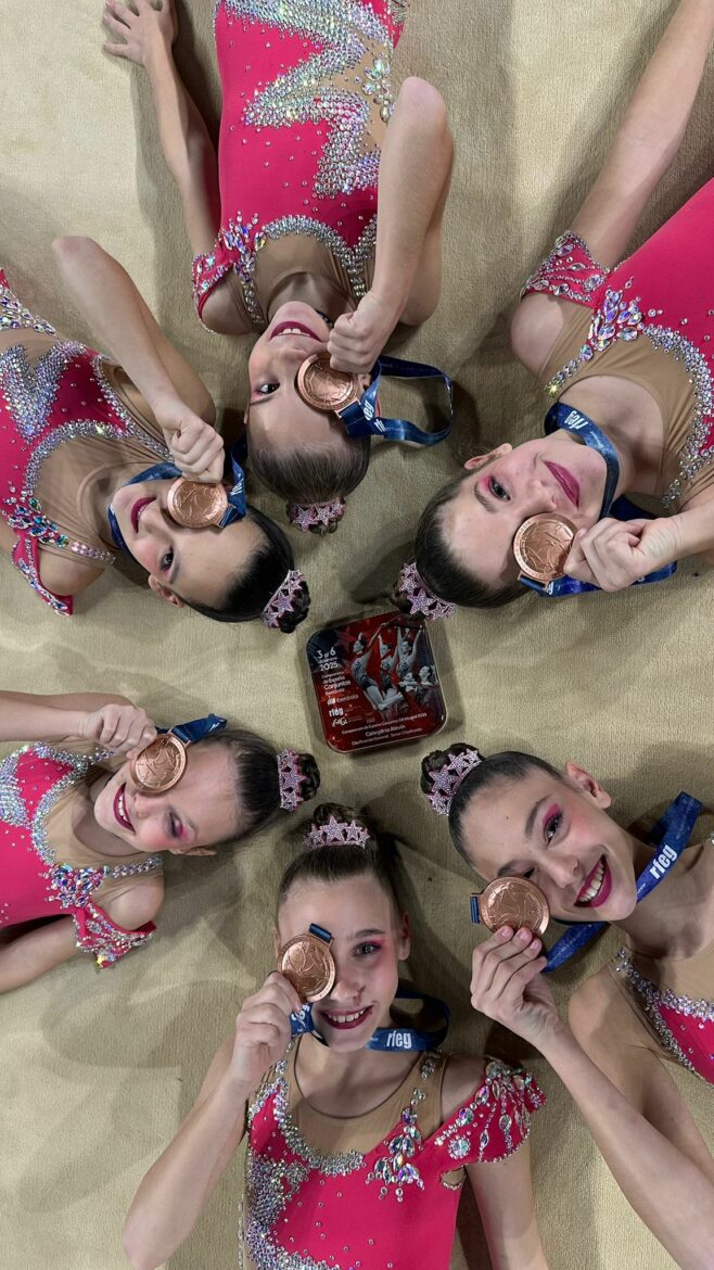 Oro histórico del Club Palas en la Primera División de la Rítmica española