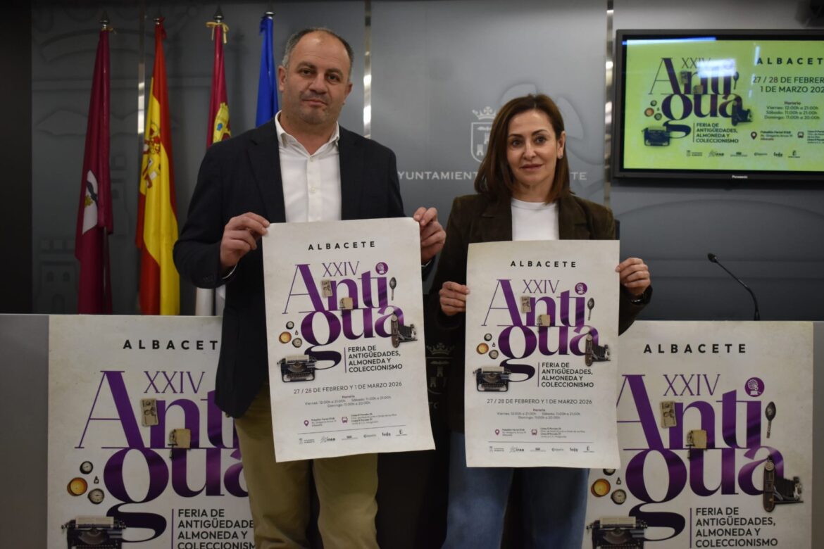 La Diputación de Albacete reafirma su respaldo a Antigua, que alcanza la 24ª edición con 32 expositores nacionales e internacionales inaugurando el calendario ferial de la IFAB La Diputación de Albacete reafirma su respaldo a Antigua, que alcanza la 24ª edición con 32 expositores nacionales e internacionales inaugurando el calendario ferial de la IFAB