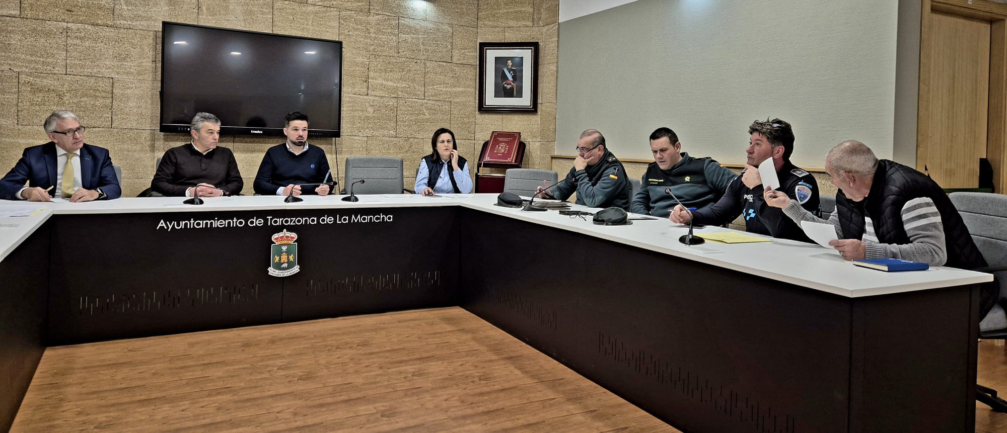 La Junta Local de Seguridad de Tarazona de la Mancha se reúne para coordinar el dispositivo de seguridad