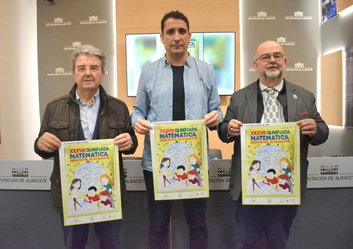 En marcha la 37ª Olimpiada Matemática Provincial con la Diputación de Albacete como patrocinadora absoluta una edición más