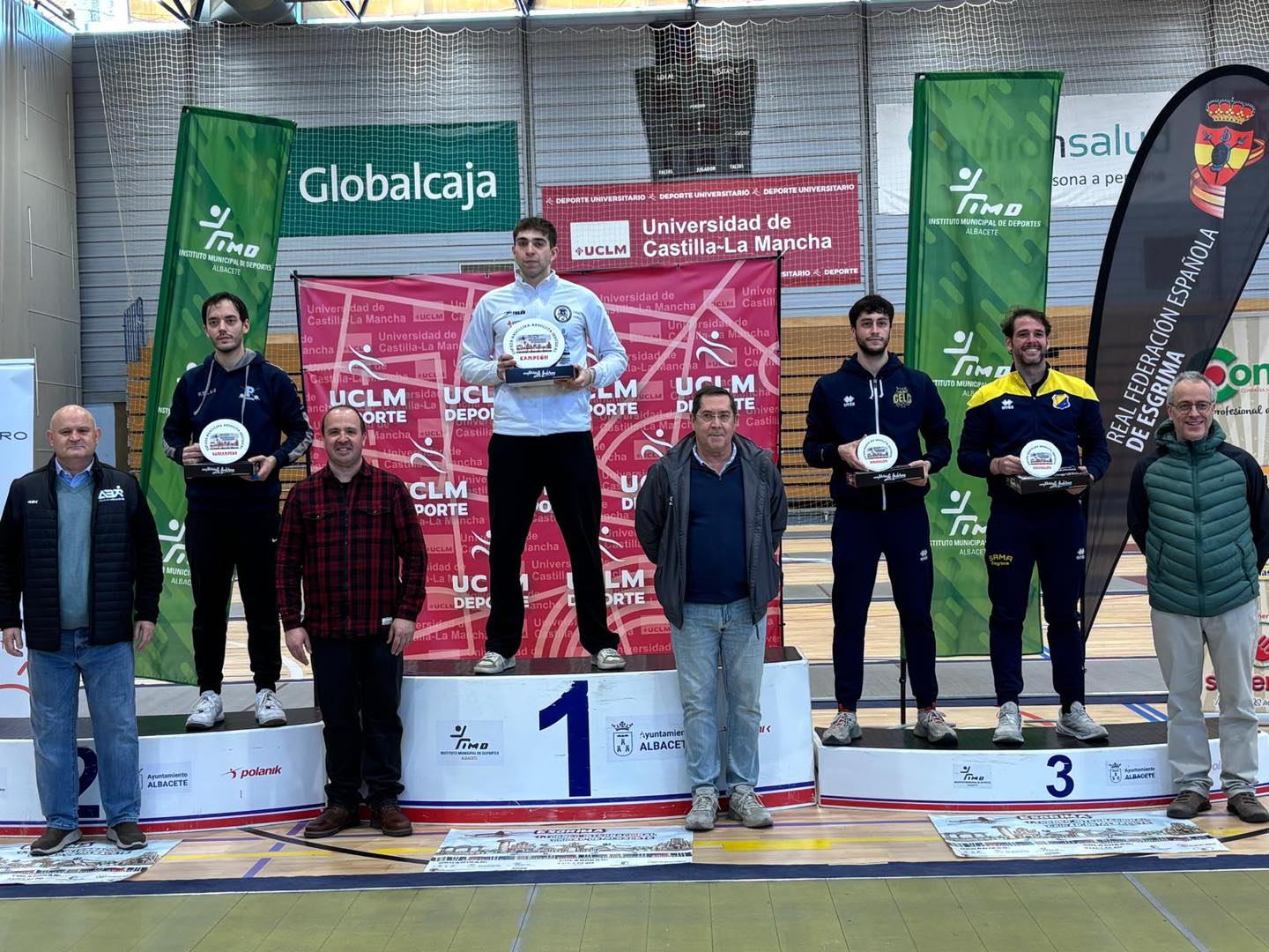 Espectacular fin de semana de esgrima el vivido en el Pabellón Universitario de Albacete