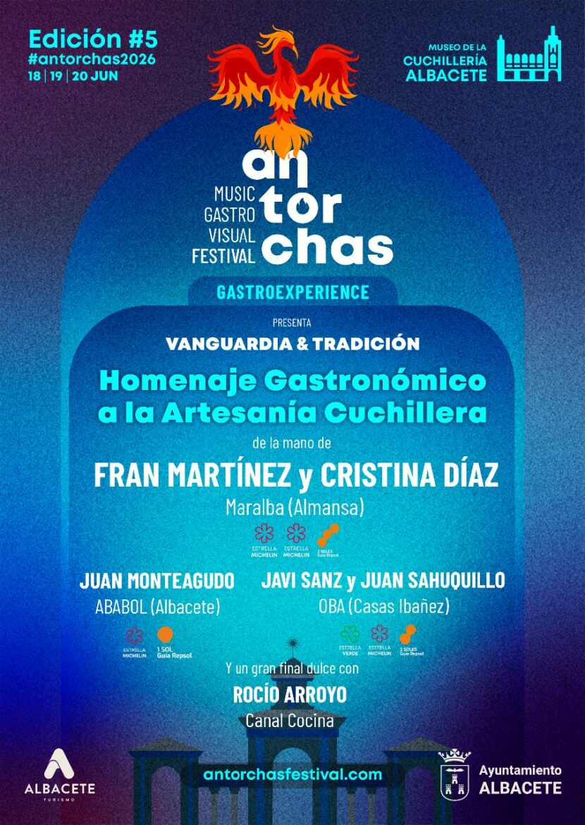 Cuatro estrellas Michelín rendirán un homenaje a la artesanía cuchillera y la cocina de la tierra en el Museo de la Cuchillería Cuatro estrellas Michelín rendirán un homenaje a la artesanía cuchillera y la cocina de la tierra en el Museo de la Cuchillería