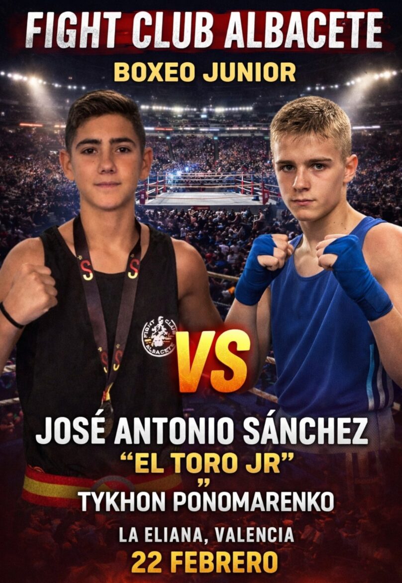 Importante victoria para el púgil del Fight Club Albacete, José Antonio Sánchez el pasado domingo 22 febrero en La Eliana, Valencia Importante victoria para el púgil del Fight Club Albacete, José Antonio Sánchez el pasado domingo 22 febrero en La Eliana, Valencia