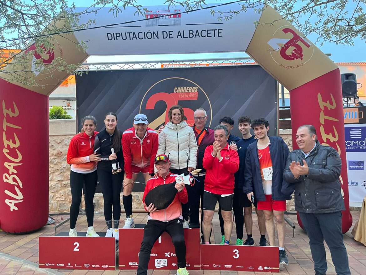 Óscar Utiel y Mª Carmen Risueño dominan en Abengibre