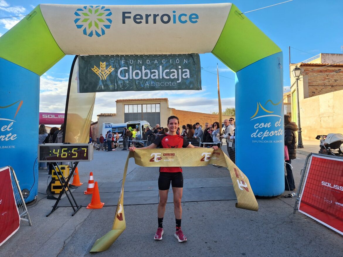 Óscar Utiel y Mª Carmen Risueño dominan en Abengibre