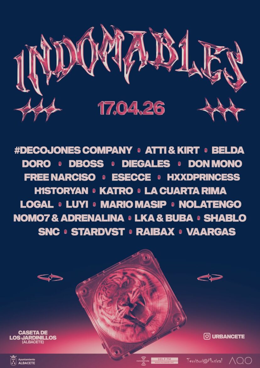 El festival INDOMABLES irrumpe en 2026 con un cartel urbano y electrónico que apuesta 100% por lo local El festival INDOMABLES irrumpe en 2026 con un cartel urbano y electrónico que apuesta 100% por lo local