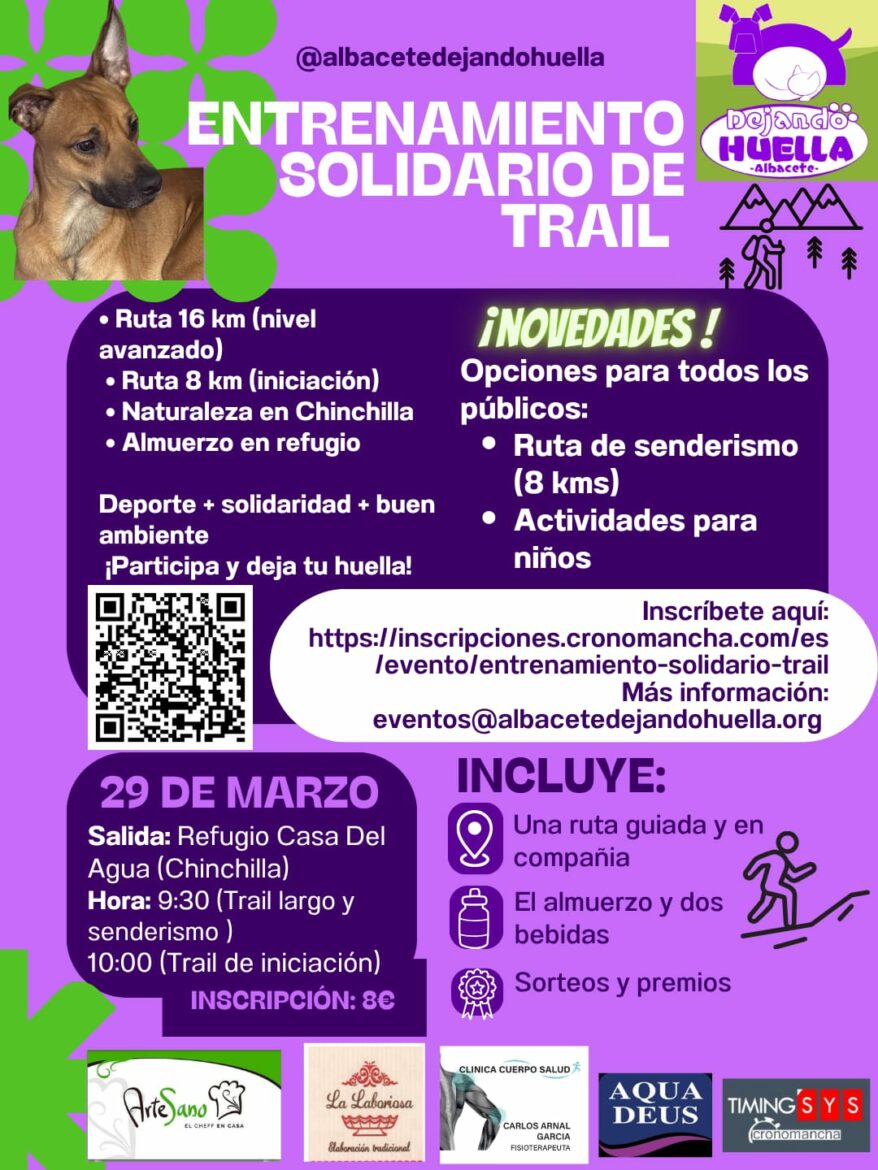 Dejando Huella Albacete organiza una jornada de Trail solidario