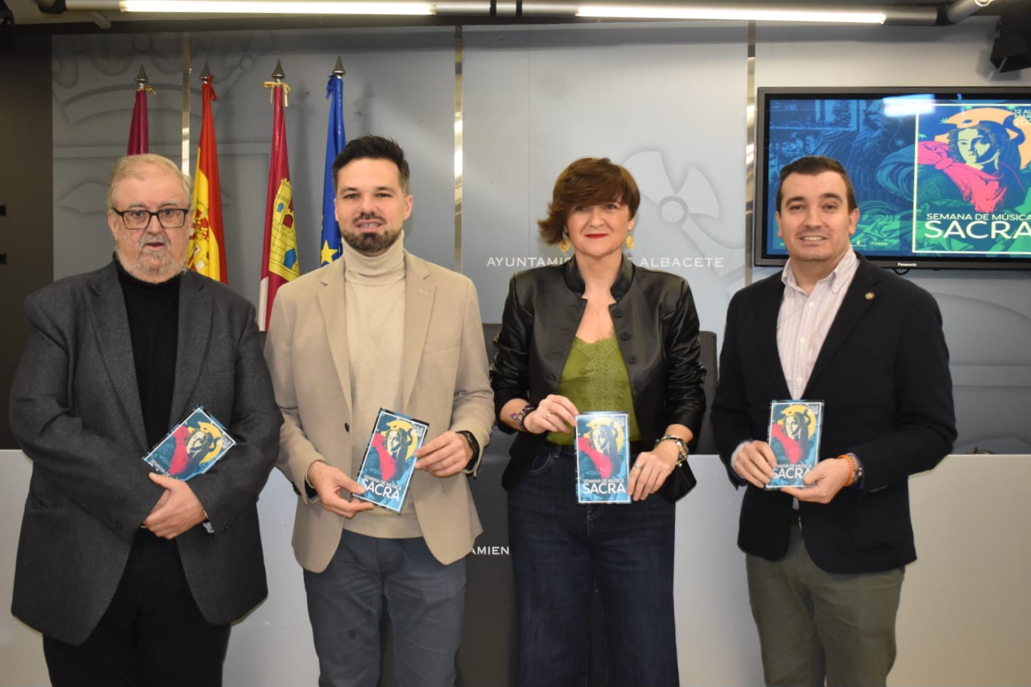 <strong>La Diputación de Albacete&nbsp;</strong><strong>reafirma su apoyo a la</strong><strong>&nbsp;Semana de Música Sacra, que&nbsp;</strong><strong>celebra su&nbsp;</strong><strong>8</strong><strong>ª edición con</strong><strong>&nbsp;nueve conciertos&nbsp;</strong><strong>con talento local, como la Banda Sinfónica Provincial</strong>