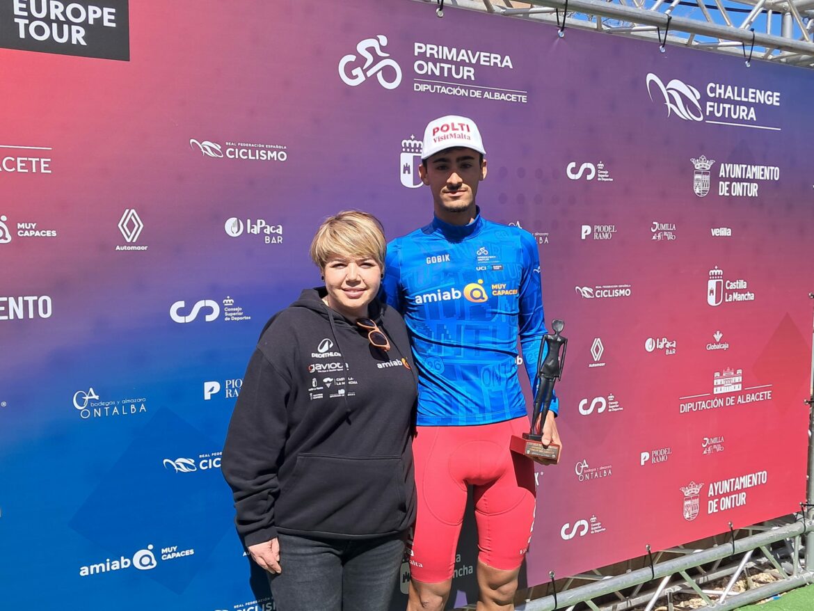 El granadino Adrián Benito, Premio a la Combatividad’ de amiab del Gran Premio de Primavera de Ciclismo de Ontur 2026