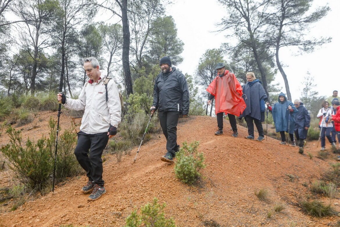 El agua fue protagonista en las dos nuevas Rutas de Senderismo de la Diputación, en Villamalea y Ossa de Montiel