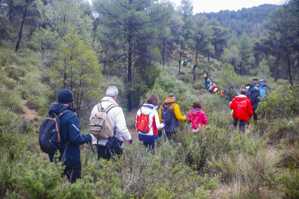 El agua fue protagonista en las dos nuevas Rutas de Senderismo de la Diputación, en Villamalea y Ossa de Montiel