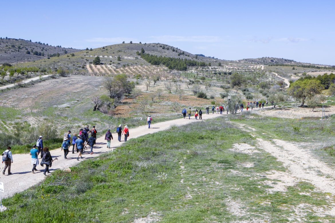 Soleado día por el Pozuelo en una nueva Ruta de Senderismo de la Diputación de Albacete