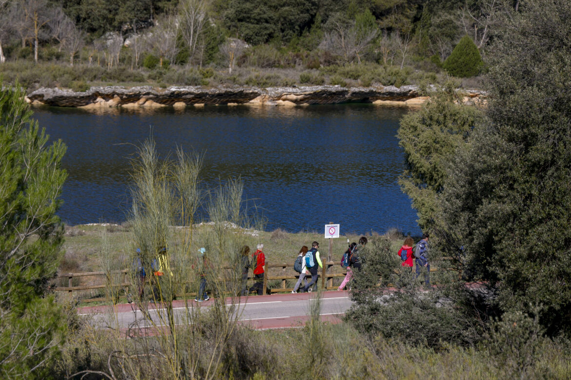 El agua fue protagonista en las dos nuevas Rutas de Senderismo de la Diputación, en Villamalea y Ossa de Montiel