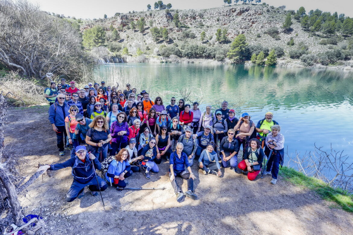 El agua fue protagonista en las dos nuevas Rutas de Senderismo de la Diputación, en Villamalea y Ossa de Montiel