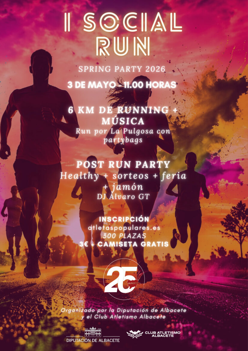 La I Social Run Spring Party llega este domingo con 300 participantes