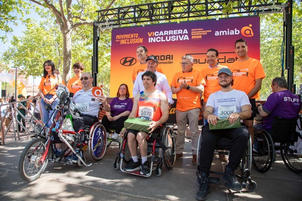 La carrera de amiab Albacete bate<br>récords: cerca de 500 corredores y<br>más de 700 personas en su jornada de<br>convivencia