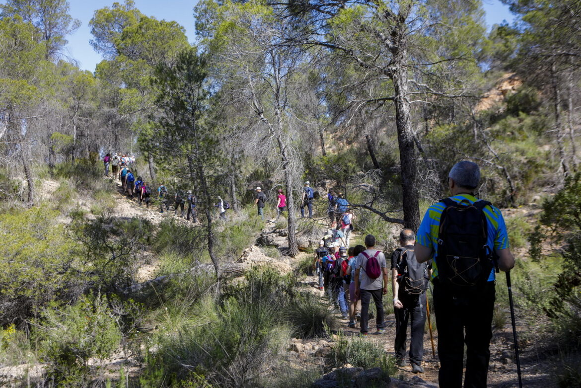 El sol primaveral, protagonista de las Rutas de Senderismo de la Diputación de Albacete, en Casas Ibáñez y Socovos