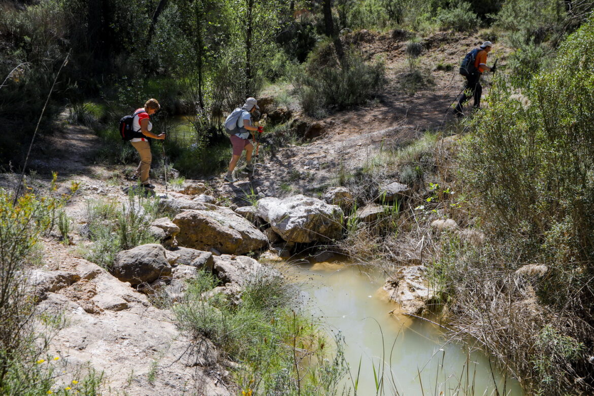 El sol primaveral, protagonista de las Rutas de Senderismo de la Diputación de Albacete, en Casas Ibáñez y Socovos