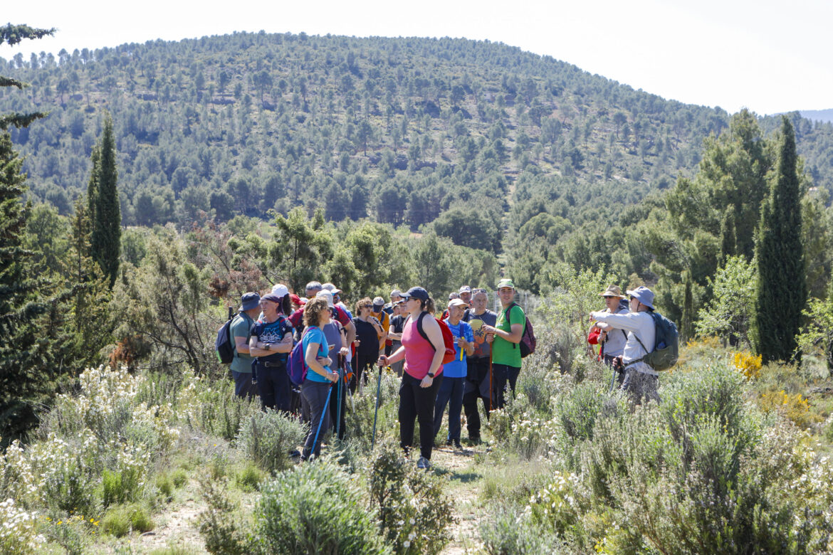 El sol primaveral, protagonista de las Rutas de Senderismo de la Diputación de Albacete, en Casas Ibáñez y Socovos