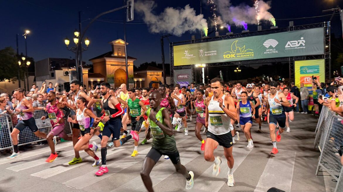 Cayeron todos los récords del 10K Nocturno de Albacete Cayeron todos los récords del 10K Nocturno de Albacete