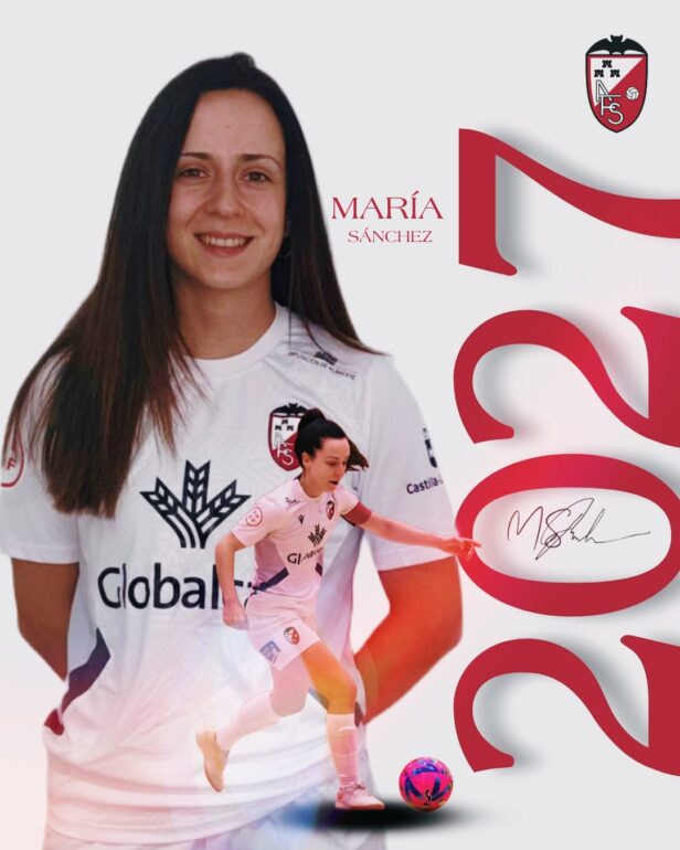María Sánchez y el Globalcaja Albacete Fútbol Sala acuerdan ampliar su vinculación hasta 2027