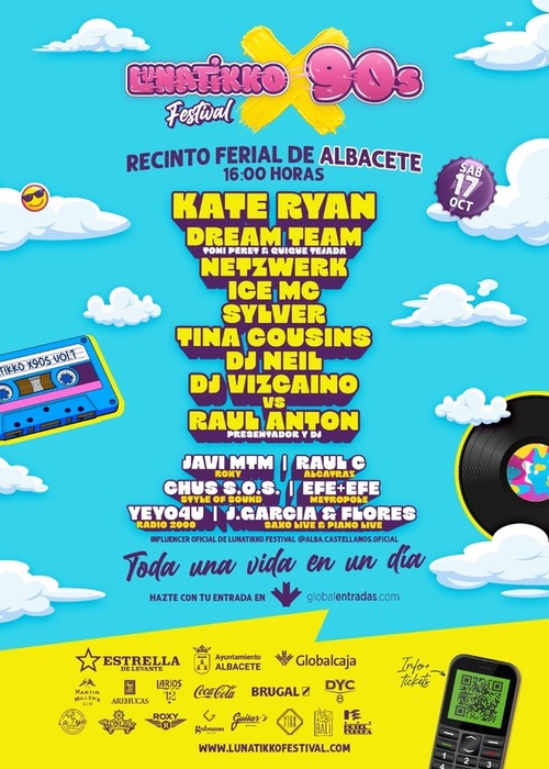 <strong>EL FESTIVAL LUNÁTIKKO 90S AGOTA SUS ENTRADAS EN TIEMPO RECORD Y SE TRASLADA AL RECINTO FERIAL PARA ACOGER MÁS AFORO</strong>
