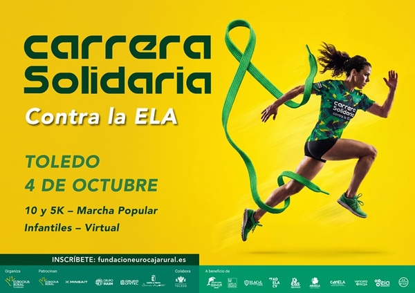 Fundación Eurocaja Rural abre las inscripciones de la Carrera Solidaria contra la ELA, una iniciativa de alcance nacional que apoyará a diez asociaciones Fundación Eurocaja Rural abre las inscripciones de la Carrera Solidaria contra la ELA, una iniciativa de alcance nacional que apoyará a diez asociaciones