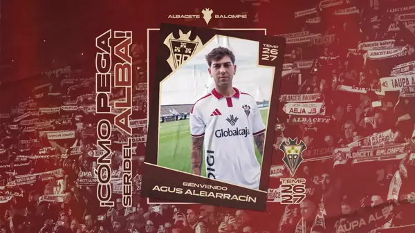 Albarracín llega a Albacete en calidad de cedido por el Cagliari de la Serie A de Italia