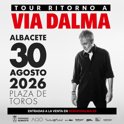<strong>SERGIO DALMA PRESENTARÁ SU NUEVO ÁLBUM ‘RITORNO A VIA DALMA’ EN ALBACETE</strong>