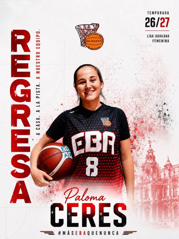 PALOMA CERES REGRESA AL EBA TRAS UNA TEMPORADA PALOMA CERES REGRESA AL EBA TRAS UNA TEMPORADA