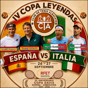 <strong>DAVID FERRER Y TOMMY ROBREDO EQUIPO ESPAÑOL PARA LA CONFRONTACION AMISTOSA ANTE ITALIA CON EL FORMATO DE COPA DAVIS</strong>
