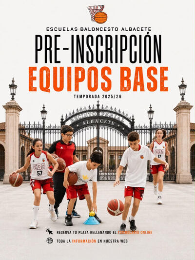 EL EBA DIO INICIO A LA PREINSCRIPCIÓN PARA SUS ESCUELAS DE BALONCESTO EL EBA DIO INICIO A LA PREINSCRIPCIÓN PARA SUS ESCUELAS DE BALONCESTO