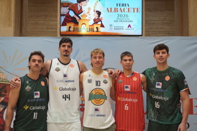 Presentación de las nuevas equipaciones para la temporada 2026/27 del Bueno Arenas Albacete Basket