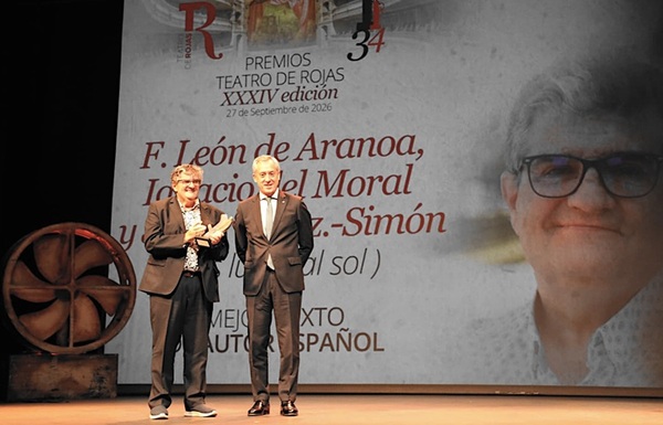 Eurocaja Rural entrega el galardón 'Mejor Texto de Autor Español' en los XXXIV Premios Teatro de Rojas