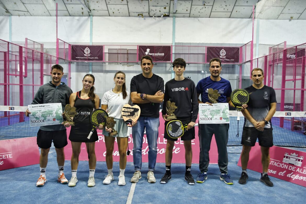 Éxito en el I Trofeo Open Máster de<br>Pádel Diputación de Albacete